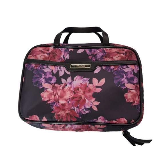 Victoria's Secret Handbags - Victoria Secret Bond Stree London Midnight Garden Cosmetic Travel Hanging Bag